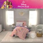 Disney Princess Recycled Twin Bedding Set, 4 Piece