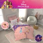 Disney Princess Recycled Twin Bedding Set, 4 Piece