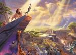 Thomas Kinkade Disney Lion King 1000 Piece Puzzle