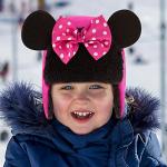 Minnie Mouse Toddler Winter Fleece Hat and Mittens