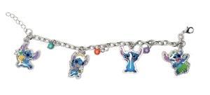 Disney Stitch Metal Charm Bracelet for Fans