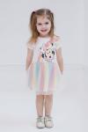 Minnie Mouse Rainbow Dress for Toddler Girls