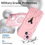 Cute Pink iPhone 15 Case with MagSafe Compatibility