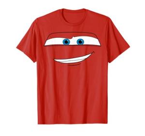 Lightning McQueen Big Face Kids Short Sleeve T-Shirt