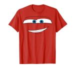 Lightning McQueen Big Face Kids Short Sleeve T-Shirt