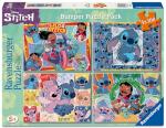 Disney Stitch 4x100 Piece Puzzle Bumper Pack
