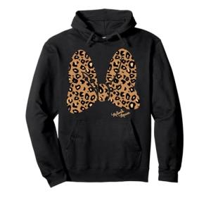 Minnie Mouse Leopard Print Bow Hoodie