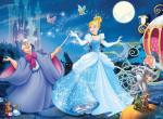 Disney Princess Cinderella Glitter Jigsaw Puzzle - 100 Pieces