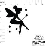 Tinkerbell Fairy Lightswitch Vinyl Decals - 2-Pack