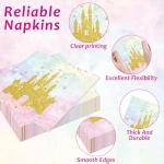 Princess Castle Party Plates and Napkins Set