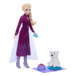 Disney Frozen Elsa Doll with Bear Cub & Accessories