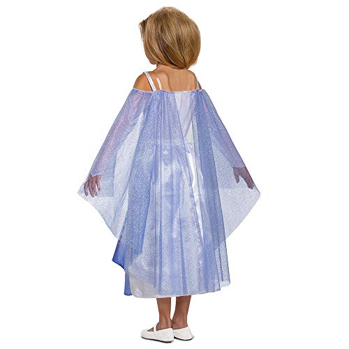 Frozen 2 Elsa Costume with Classic Dress & Cape, Child Size Small