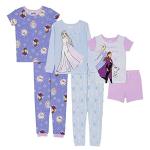 Disney Frozen 2 Girls' 6-Piece Pajama Set