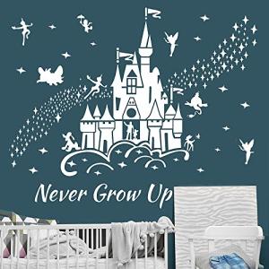 Disney Castle Wall Stickers with Star Decor