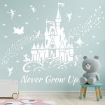 Disney Castle Wall Stickers with Star Decor