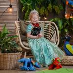 Girls Anna Princess Dress-Up Costume with Accessories