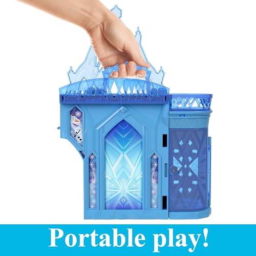 Elsa Castle Doll Playset: Disney Frozen Travel Toy