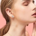 Disney Mouse Shape Sterling Silver Stud Earrings