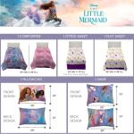 Ariel Live Action Kids Comforter and Sheet Set