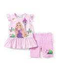 Disney Princess Rapunzel Toddler Girls Outfit Set