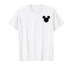 Mickey And Friends Silhouette Pocket Logo T-Shirt