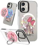 Disney Castle iPhone 16 Case - Cute MagSafe Kickstand