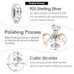 Mickey Mouse Double Dangle Charm in Silver