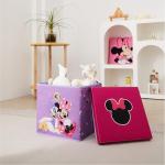 Minnie Mouse Collapsible Fabric Storage Cube 10”