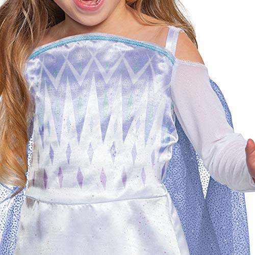 Frozen 2 Elsa Costume with Classic Dress & Cape, Child Size Small