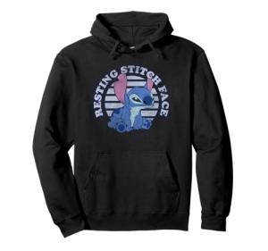 Lilo & Stitch Resting Stitch Face Hoodie