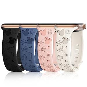 Disney Silicone Bands for Apple Watch - 4 Pack