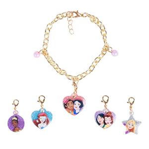 Disney Princess Charm Bracelet and 5 Charms Set