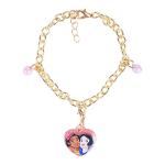 Disney Princess Charm Bracelet and 5 Charms Set