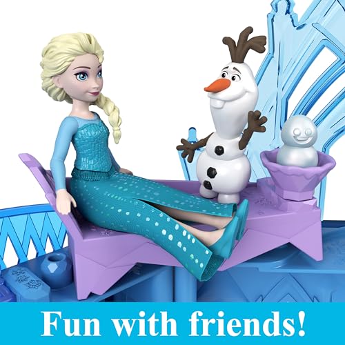 Elsa Castle Doll Playset: Disney Frozen Travel Toy