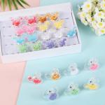 Glitter Mouse Ear LED Light-Up Rings - 24 Pcs