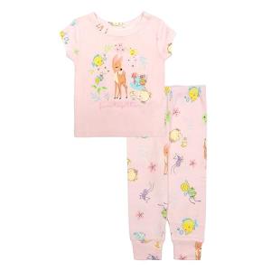 Disney Girls Holiday Pajama Set, Soft & Cute