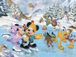 Mickey & Minnie Skating Puzzle - 400 Pieces