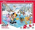 Mickey & Minnie Skating Puzzle - 400 Pieces