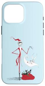 Nightmare Before Christmas Jack & Zero iPhone Case