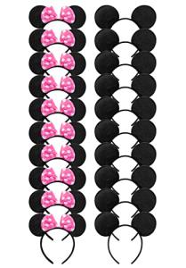 Disney Mouse Ears Headband with Bow and Polka Dots