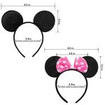 Disney Mouse Ears Headband with Bow and Polka Dots