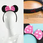 Disney Mouse Ears Headband with Bow and Polka Dots