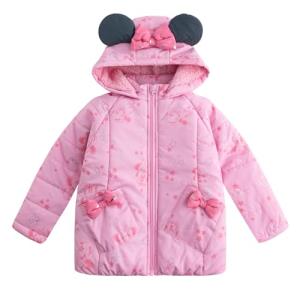 Disney Minnie Mouse Hooded Puffer Jacket for Kids