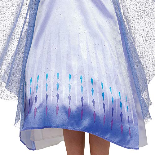 Frozen 2 Elsa Costume with Classic Dress & Cape, Child Size Small