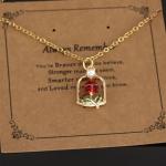 Disney Princess Belle Rose Necklace and Accessories