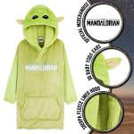 Disney Mandalorian Baby Yoda Hoodie Blanket