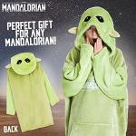 Disney Mandalorian Baby Yoda Hoodie Blanket