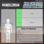 Disney Mandalorian Baby Yoda Hoodie Blanket
