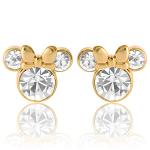 Minnie Mouse April Birthstone Earrings for Women