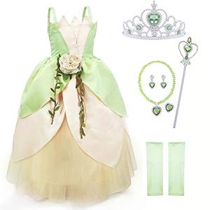 Tiana Dress Up Costume for Girls 4-5T